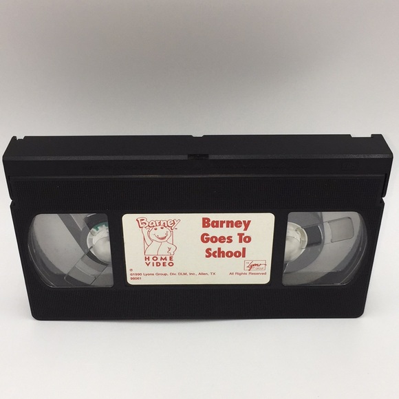 Barney Goes To School Sing Along VHS Video 1990 Vintage Purple Dinosaur - Picture 6 of 10